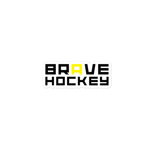 Brave Hockey Bubbelfria klistermärken