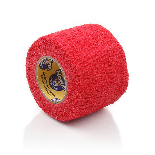 HOWIES RED STRETCHY GRIP HOCKEY TAPE